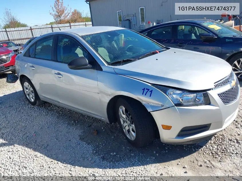 2014 Chevrolet Cruze Ls VIN: 1G1PA5SHXE7474377 Lot: 40528247