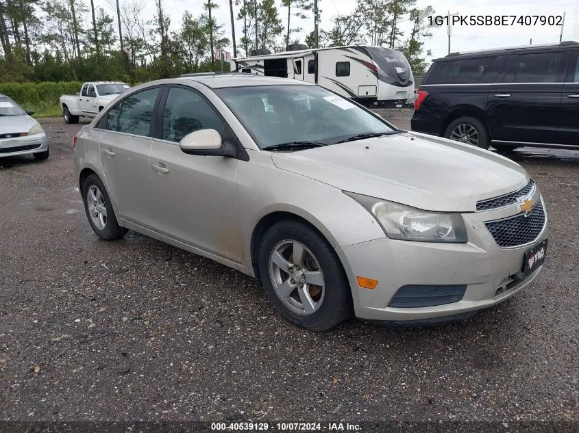 2014 Chevrolet Cruze Lt VIN: 1G1PK5SB8E7407902 Lot: 40539129