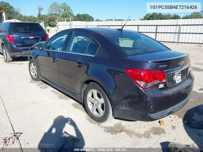 2014 Chevrolet Cruze Lt VIN: 1G1PC5SB4E7216426 Lot: 40545972