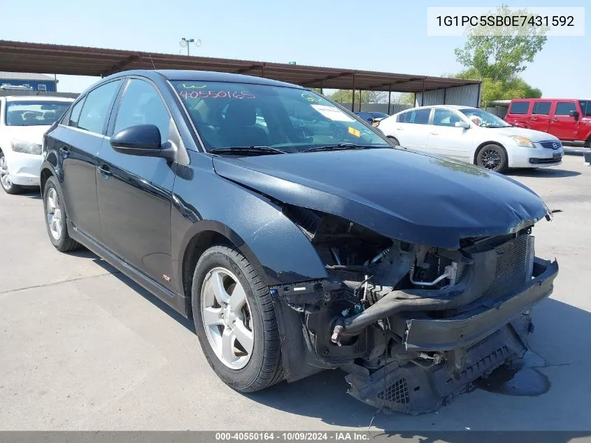 1G1PC5SB0E7431592 2014 Chevrolet Cruze 1Lt Auto