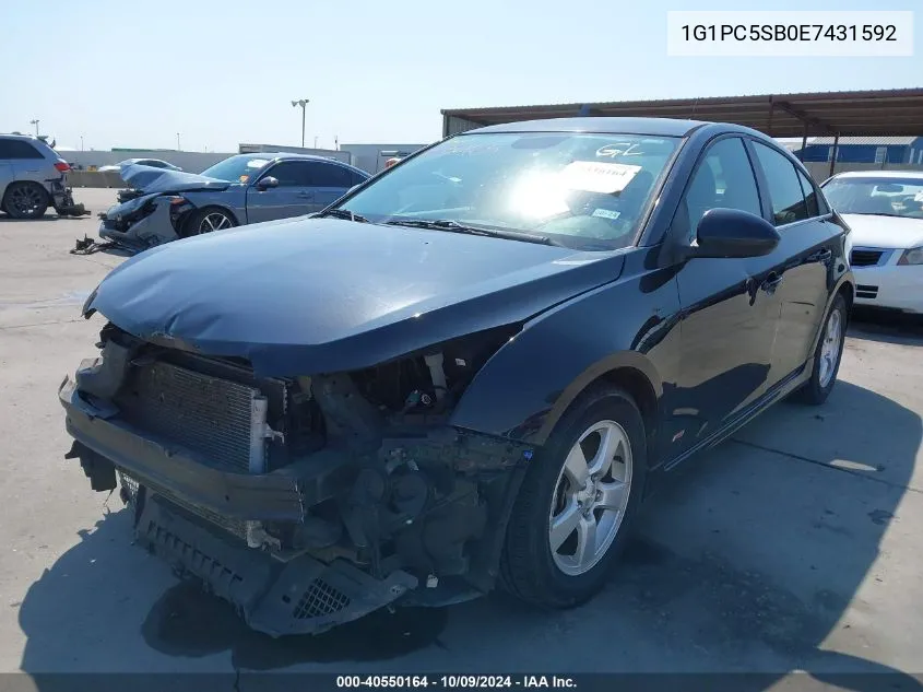 1G1PC5SB0E7431592 2014 Chevrolet Cruze 1Lt Auto