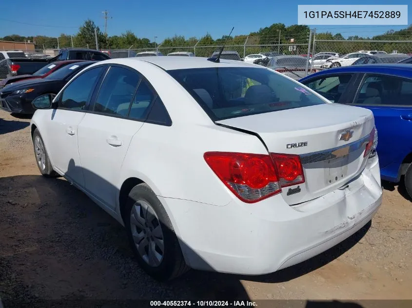 2014 Chevrolet Cruze Ls Auto VIN: 1G1PA5SH4E7452889 Lot: 40552374