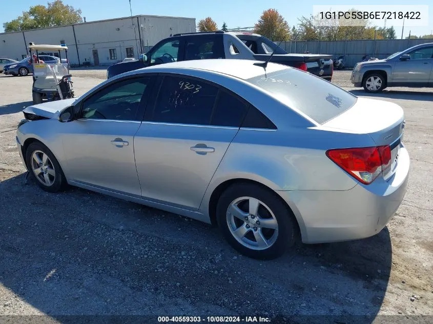 1G1PC5SB6E7218422 2014 Chevrolet Cruze 1Lt Auto