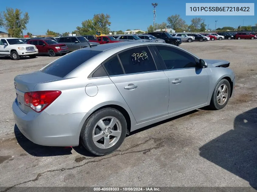 2014 Chevrolet Cruze 1Lt Auto VIN: 1G1PC5SB6E7218422 Lot: 40559303