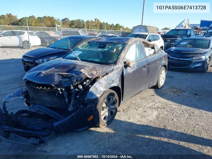 2014 Chevrolet Cruze Ls Auto VIN: 1G1PA5SG6E7413728 Lot: 40567902