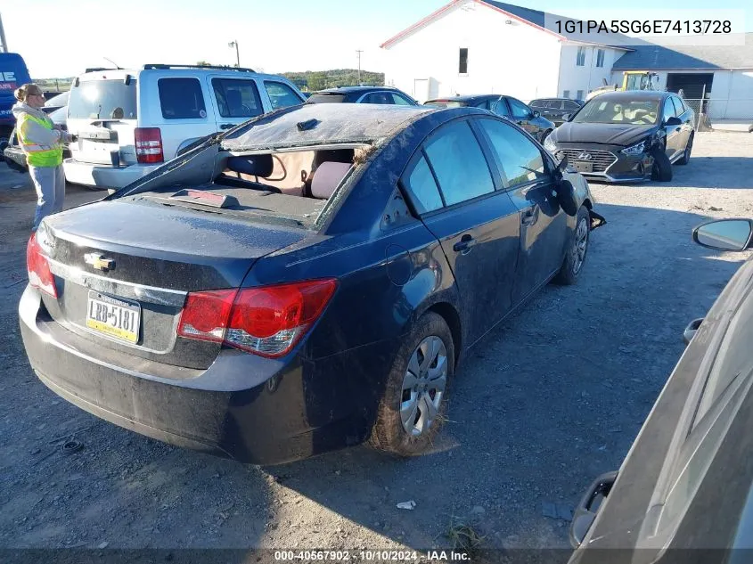 2014 Chevrolet Cruze Ls Auto VIN: 1G1PA5SG6E7413728 Lot: 40567902