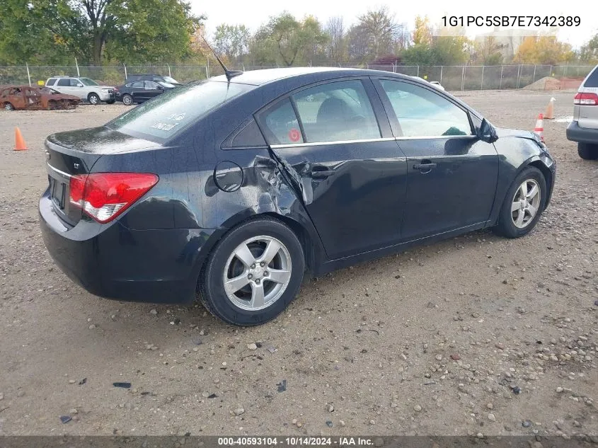 2014 Chevrolet Cruze 1Lt Auto VIN: 1G1PC5SB7E7342389 Lot: 40593104