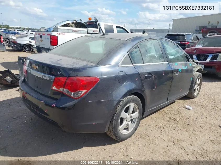 2014 Chevrolet Cruze 1Lt Auto VIN: 1G1PC5SBXE7332181 Lot: 40632317