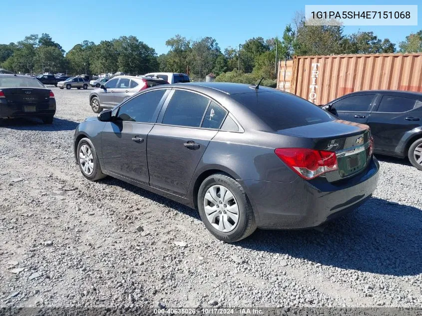 2014 Chevrolet Cruze Ls Auto VIN: 1G1PA5SH4E7151068 Lot: 40635026