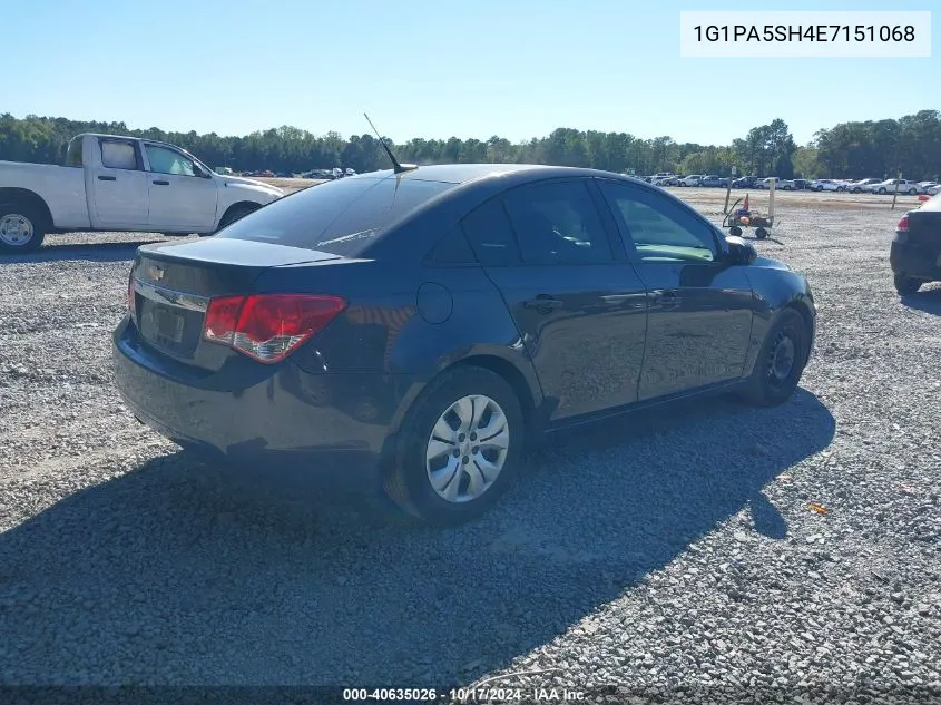 1G1PA5SH4E7151068 2014 Chevrolet Cruze Ls Auto