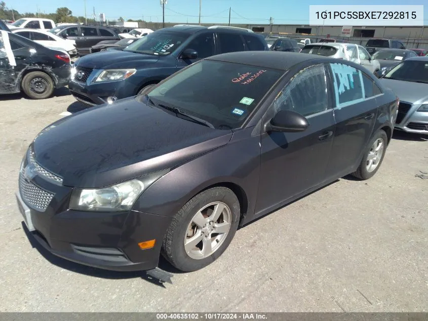 2014 Chevrolet Cruze 1Lt Auto VIN: 1G1PC5SBXE7292815 Lot: 40635102