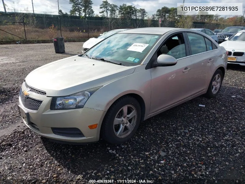 2014 Chevrolet Cruze Lt VIN: 1G1PC5SB9E7281935 Lot: 40639367