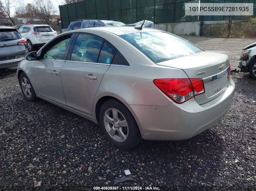 2014 Chevrolet Cruze Lt VIN: 1G1PC5SB9E7281935 Lot: 40639367