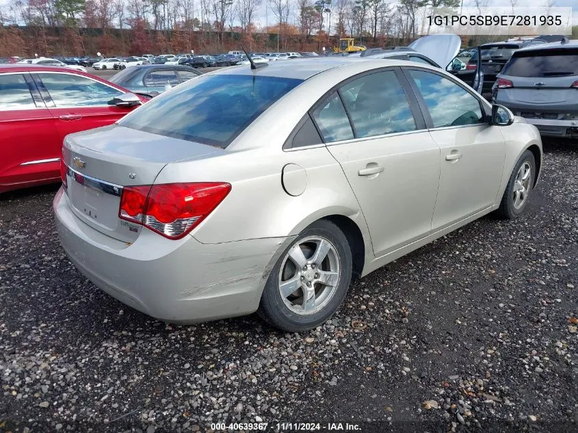 2014 Chevrolet Cruze Lt VIN: 1G1PC5SB9E7281935 Lot: 40639367