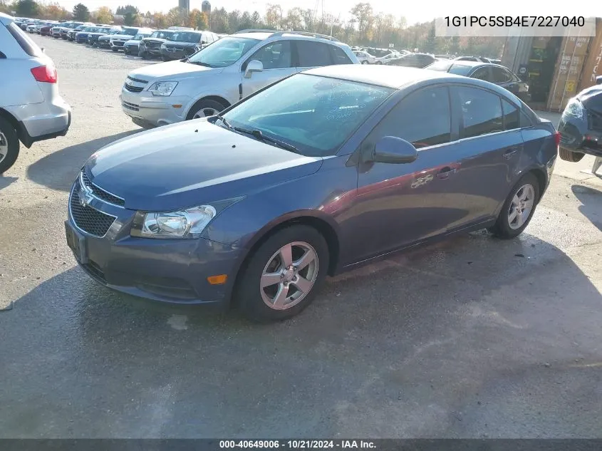 1G1PC5SB4E7227040 2014 Chevrolet Cruze 1Lt Auto