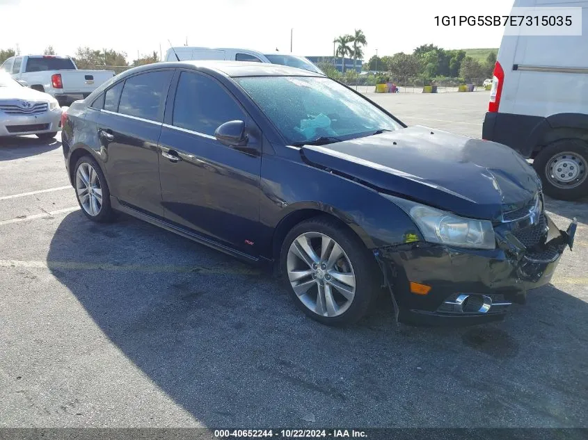 1G1PG5SB7E7315035 2014 Chevrolet Cruze Ltz