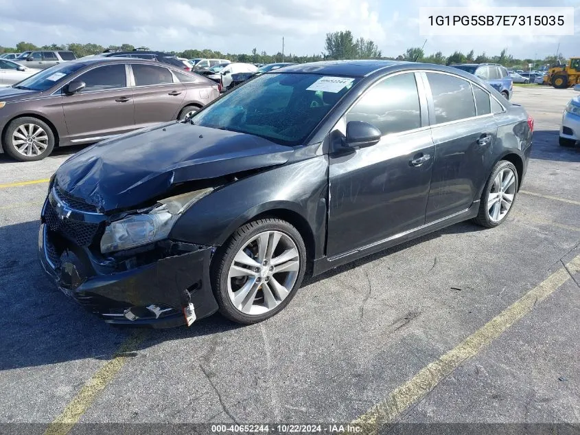 1G1PG5SB7E7315035 2014 Chevrolet Cruze Ltz