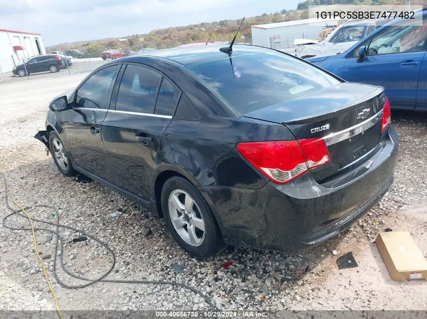 2014 Chevrolet Cruze 1Lt Auto VIN: 1G1PC5SB3E7477482 Lot: 40656730