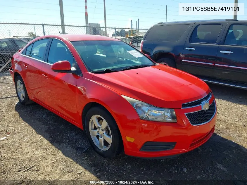 1G1PC5SB5E7419101 2014 Chevrolet Cruze 1Lt Auto