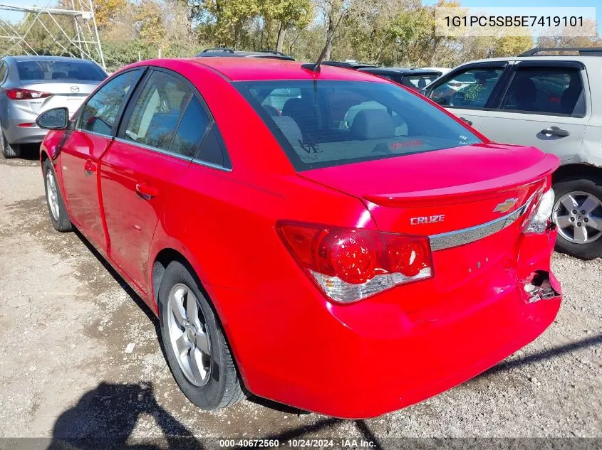 1G1PC5SB5E7419101 2014 Chevrolet Cruze 1Lt Auto