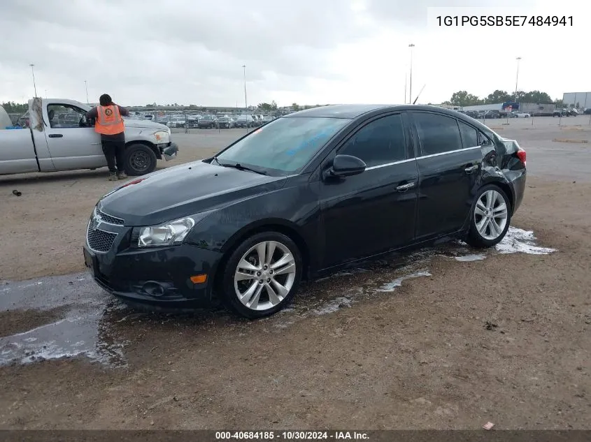 2014 Chevrolet Cruze Ltz VIN: 1G1PG5SB5E7484941 Lot: 40684185