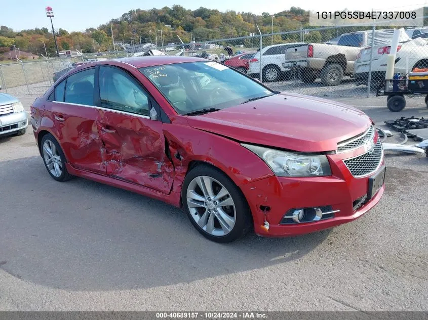 1G1PG5SB4E7337008 2014 Chevrolet Cruze Ltz