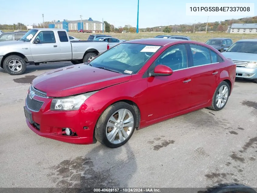 1G1PG5SB4E7337008 2014 Chevrolet Cruze Ltz