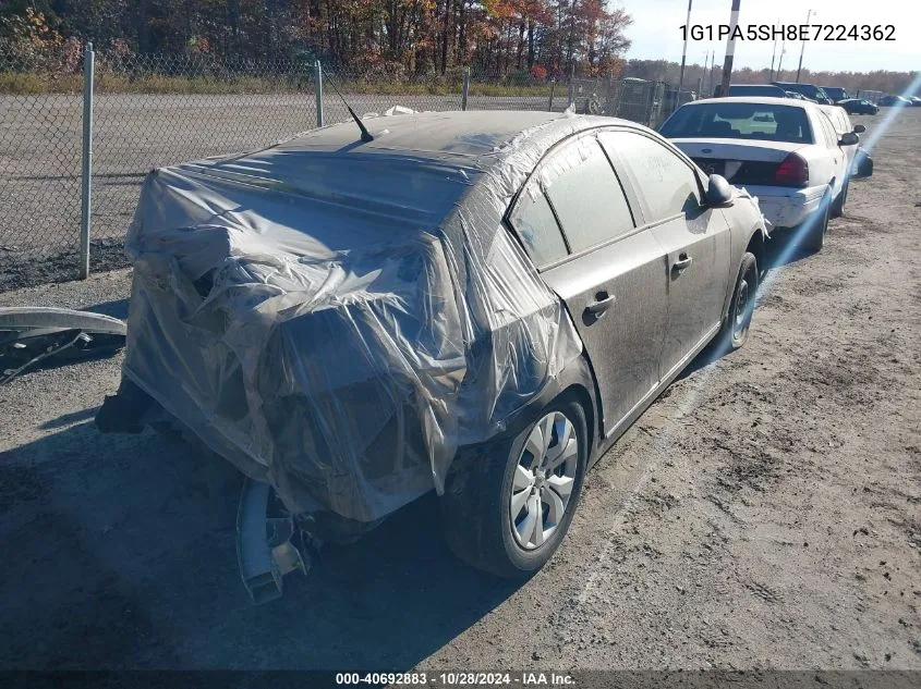 1G1PA5SH8E7224362 2014 Chevrolet Cruze Ls Auto