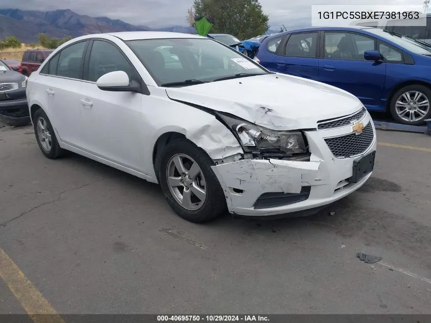 2014 Chevrolet Cruze 1Lt Auto VIN: 1G1PC5SBXE7381963 Lot: 40695750