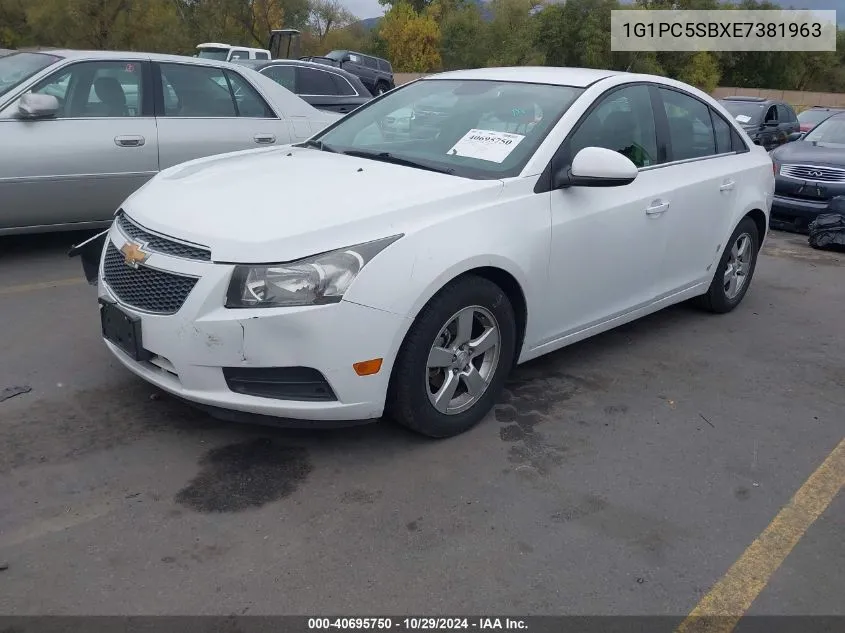 2014 Chevrolet Cruze 1Lt Auto VIN: 1G1PC5SBXE7381963 Lot: 40695750