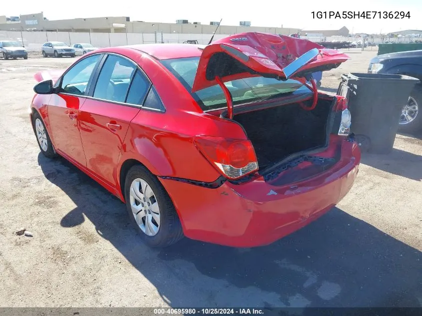 1G1PA5SH4E7136294 2014 Chevrolet Cruze Ls Auto