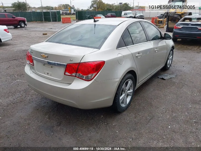 2014 Chevrolet Cruze 2Lt Auto VIN: 1G1PE5SB6E7452005 Lot: 40699118