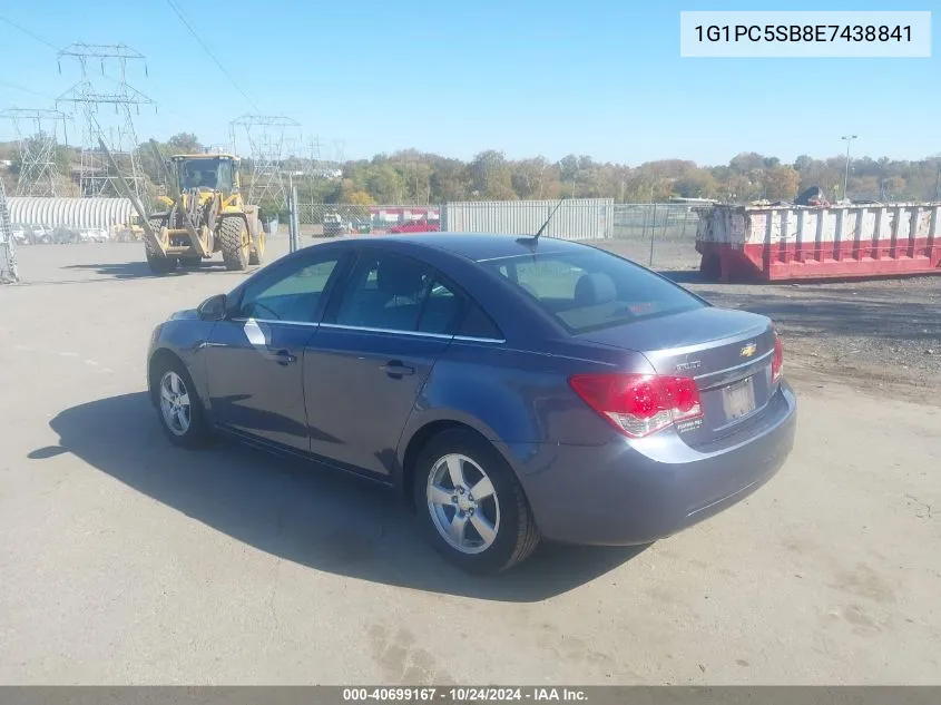 1G1PC5SB8E7438841 2014 Chevrolet Cruze 1Lt Auto