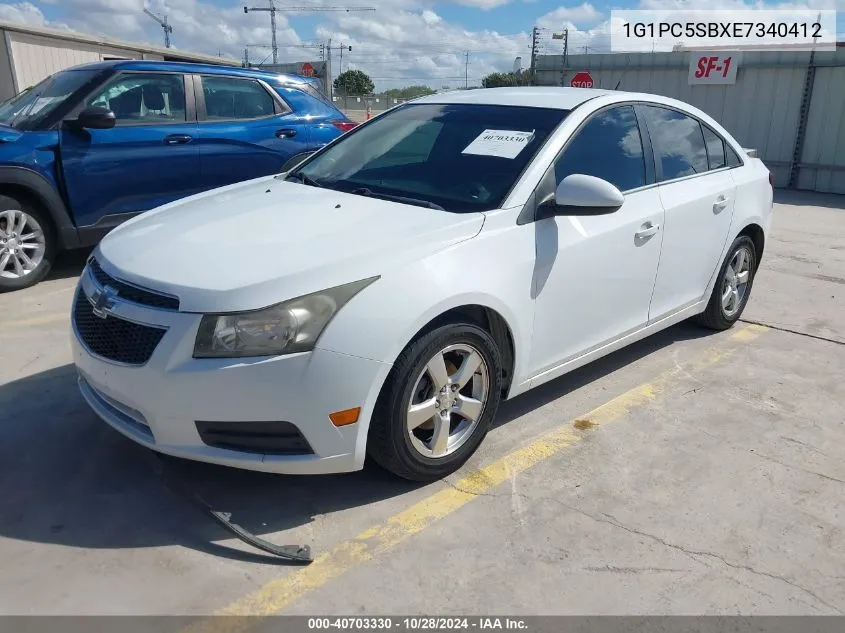 2014 Chevrolet Cruze 1Lt Auto VIN: 1G1PC5SBXE7340412 Lot: 40703330