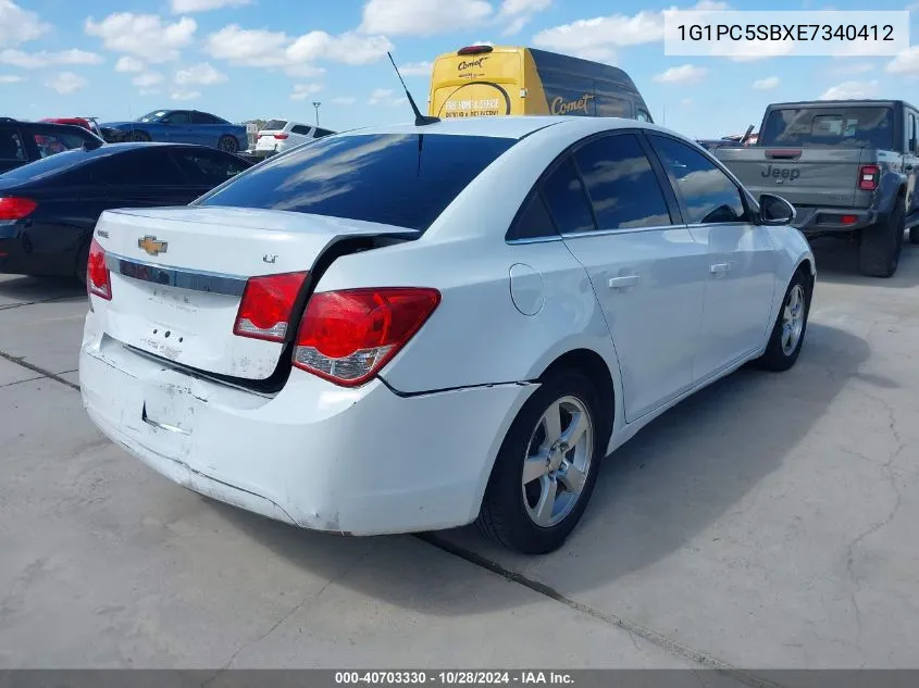 1G1PC5SBXE7340412 2014 Chevrolet Cruze 1Lt Auto