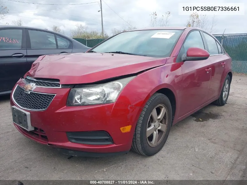 2014 Chevrolet Cruze 1Lt Auto VIN: 1G1PC5SB0E7336661 Lot: 40708827