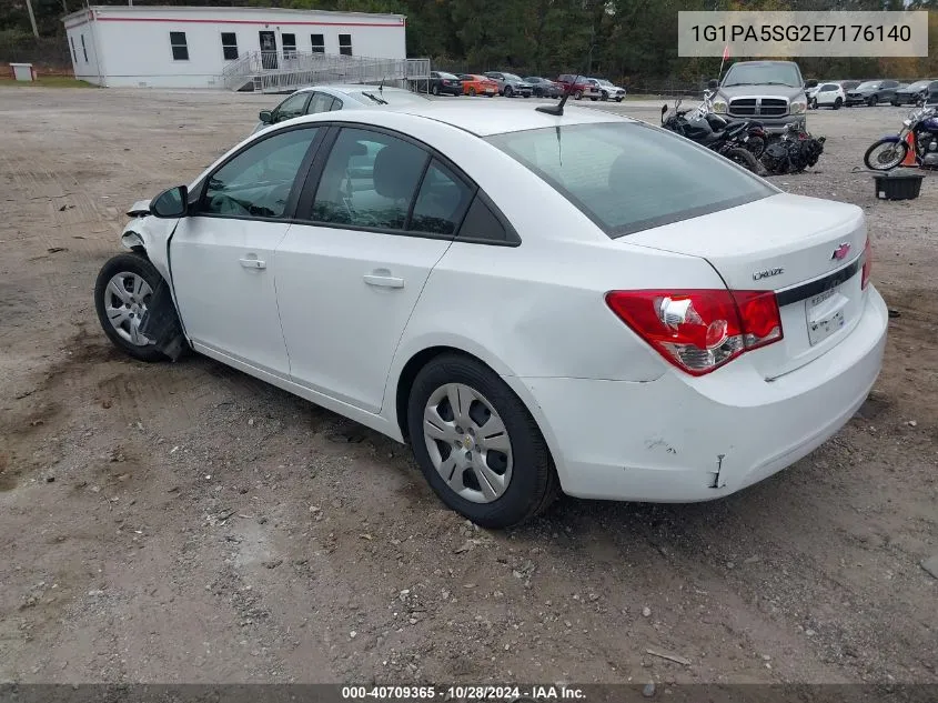 2014 Chevrolet Cruze Ls Auto VIN: 1G1PA5SG2E7176140 Lot: 40709365