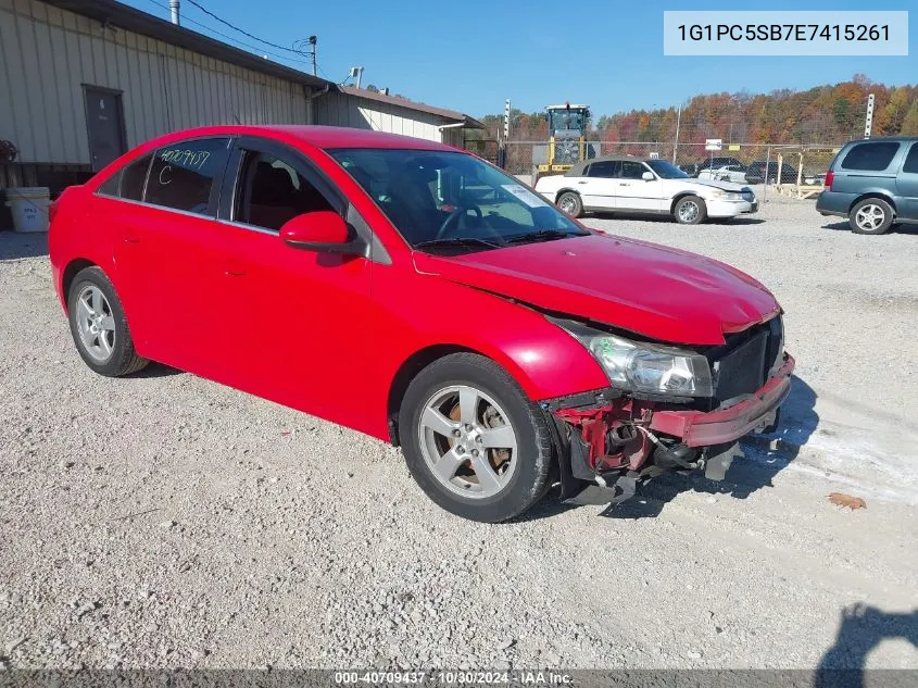 1G1PC5SB7E7415261 2014 Chevrolet Cruze 1Lt Auto