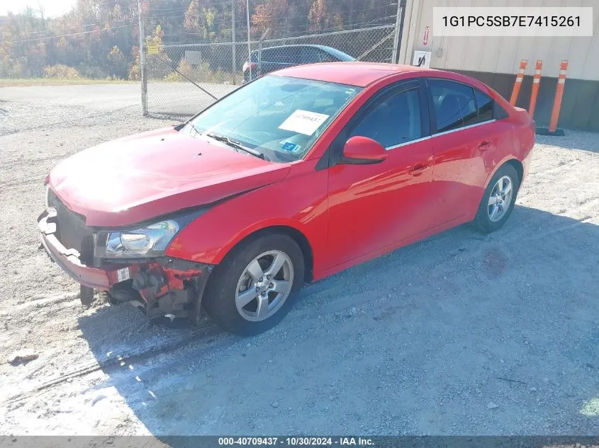 1G1PC5SB7E7415261 2014 Chevrolet Cruze 1Lt Auto