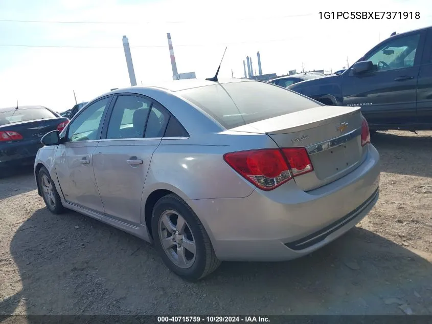 2014 Chevrolet Cruze 1Lt Auto VIN: 1G1PC5SBXE7371918 Lot: 40715759