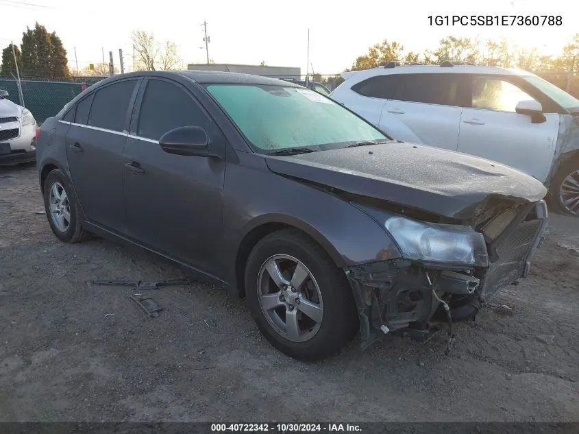 2014 Chevrolet Cruze 1Lt Auto VIN: 1G1PC5SB1E7360788 Lot: 40722342