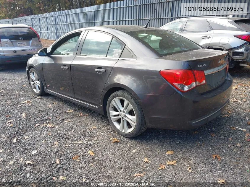 2014 Chevrolet Cruze Ltz VIN: 1G1PG5SB5E7269575 Lot: 40725529