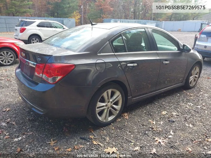 2014 Chevrolet Cruze Ltz VIN: 1G1PG5SB5E7269575 Lot: 40725529