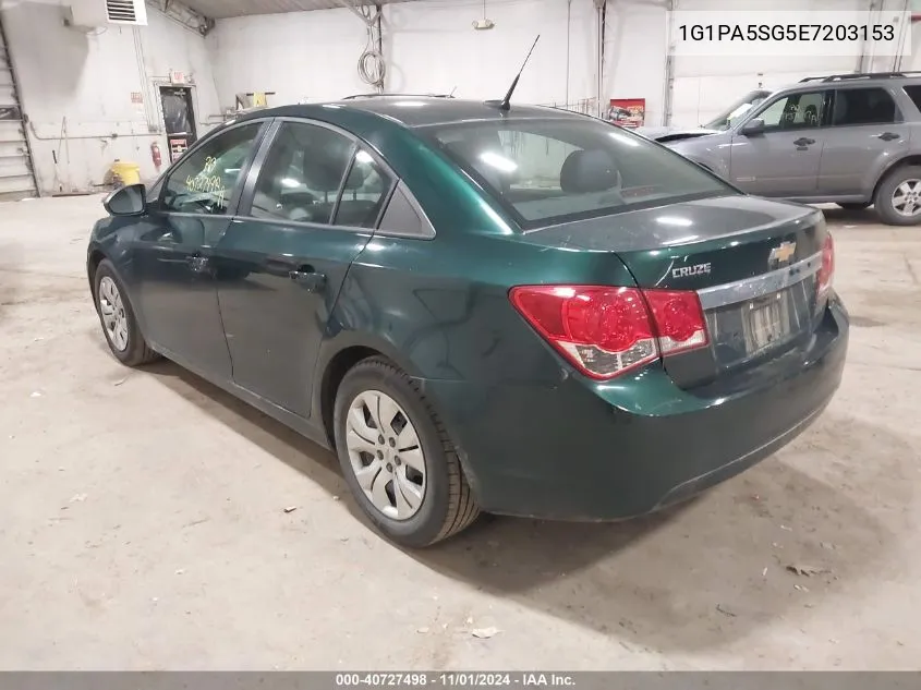 2014 Chevrolet Cruze Ls Auto VIN: 1G1PA5SG5E7203153 Lot: 40727498