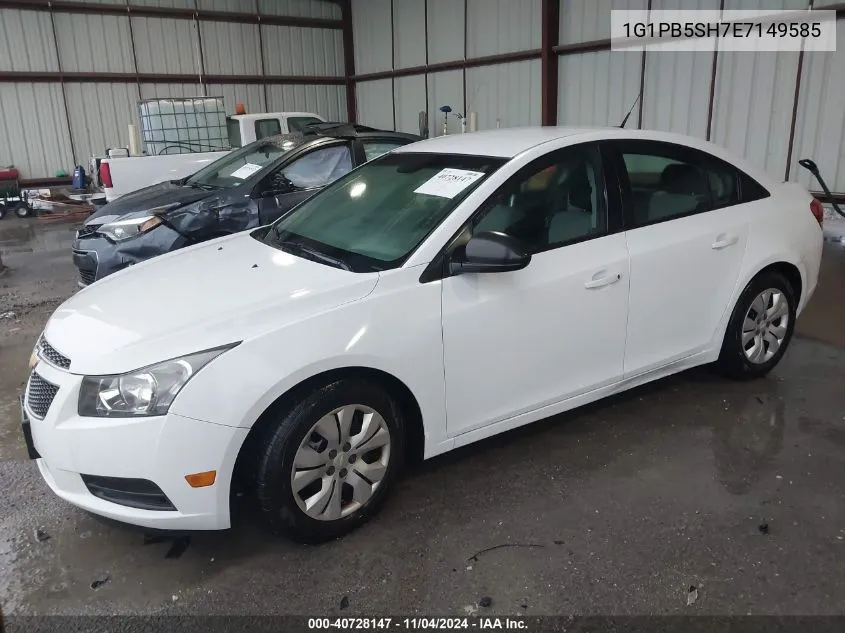 2014 Chevrolet Cruze Ls VIN: 1G1PB5SH7E7149585 Lot: 40728147