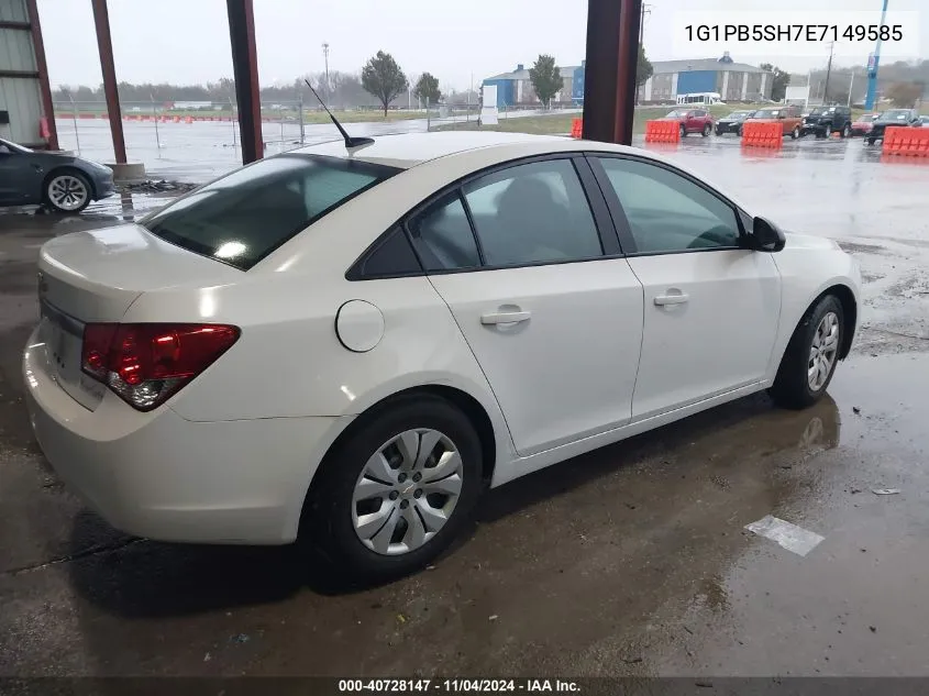 2014 Chevrolet Cruze Ls VIN: 1G1PB5SH7E7149585 Lot: 40728147