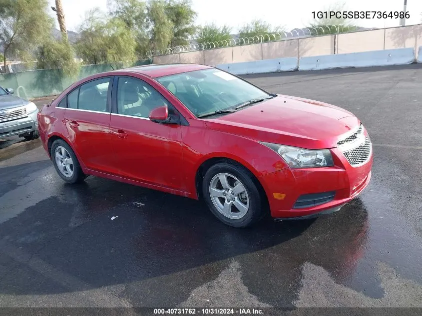 2014 Chevrolet Cruze 1Lt Auto VIN: 1G1PC5SB3E7364986 Lot: 40731762