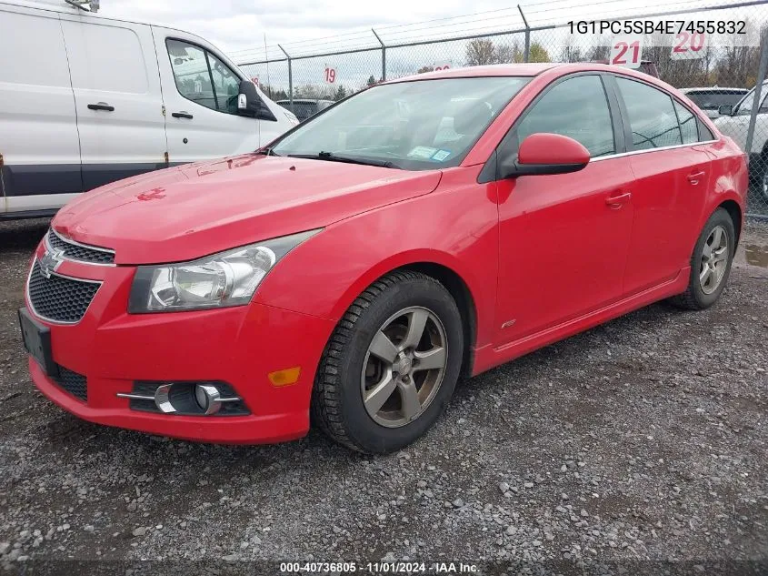 2014 Chevrolet Cruze 1Lt Auto VIN: 1G1PC5SB4E7455832 Lot: 40736805