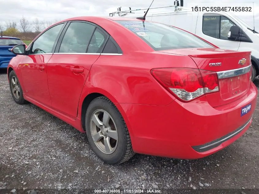 2014 Chevrolet Cruze 1Lt Auto VIN: 1G1PC5SB4E7455832 Lot: 40736805