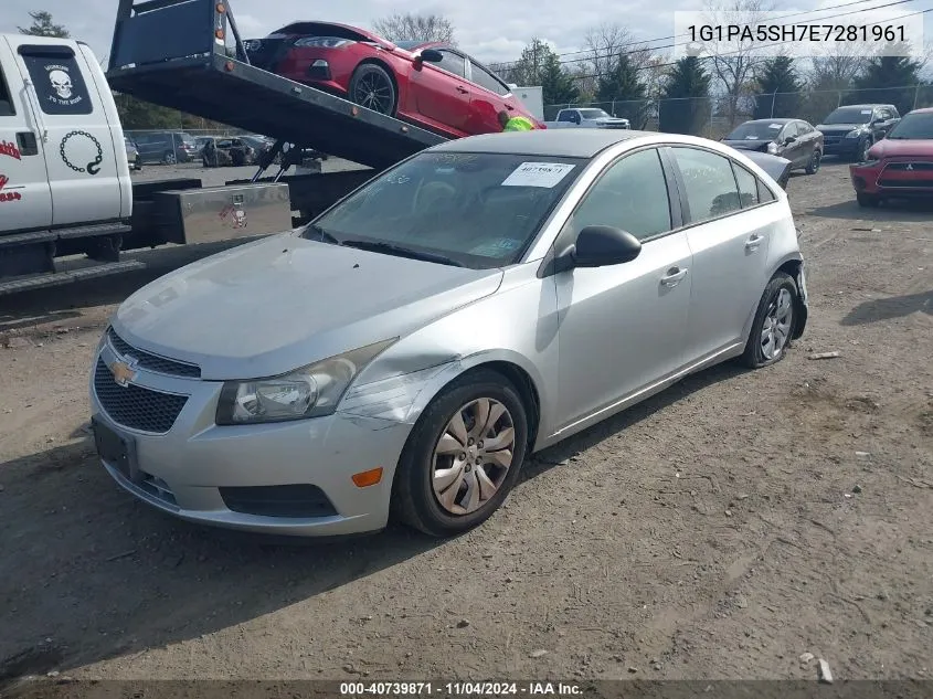 2014 Chevrolet Cruze Ls Auto VIN: 1G1PA5SH7E7281961 Lot: 40739871